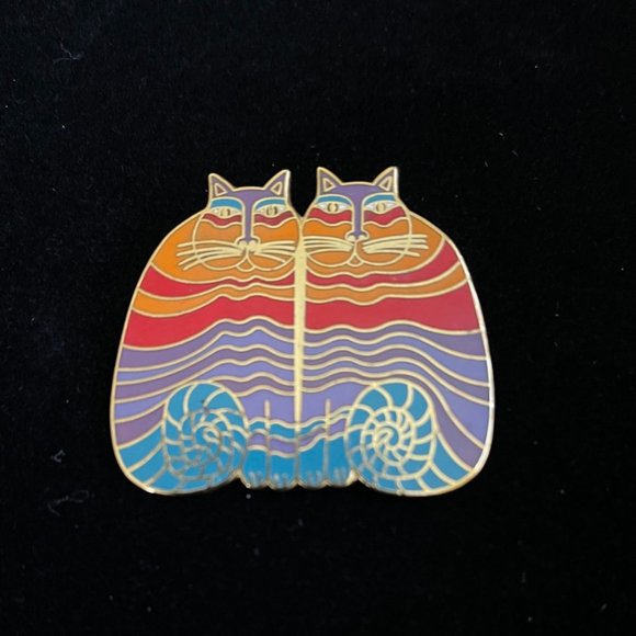 Laurel Burch Pin "Rainbow Cats" - Picture 2 of 7